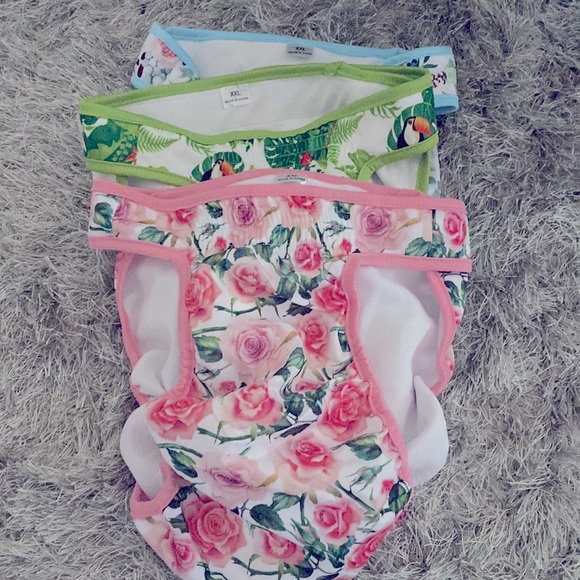 Dog Diapers (3 Pack) Washable Female - Picture 2 of 6